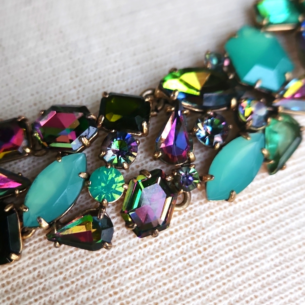 J. Crew Brulee Choker Style Statement Necklace - Picture 15 of 17